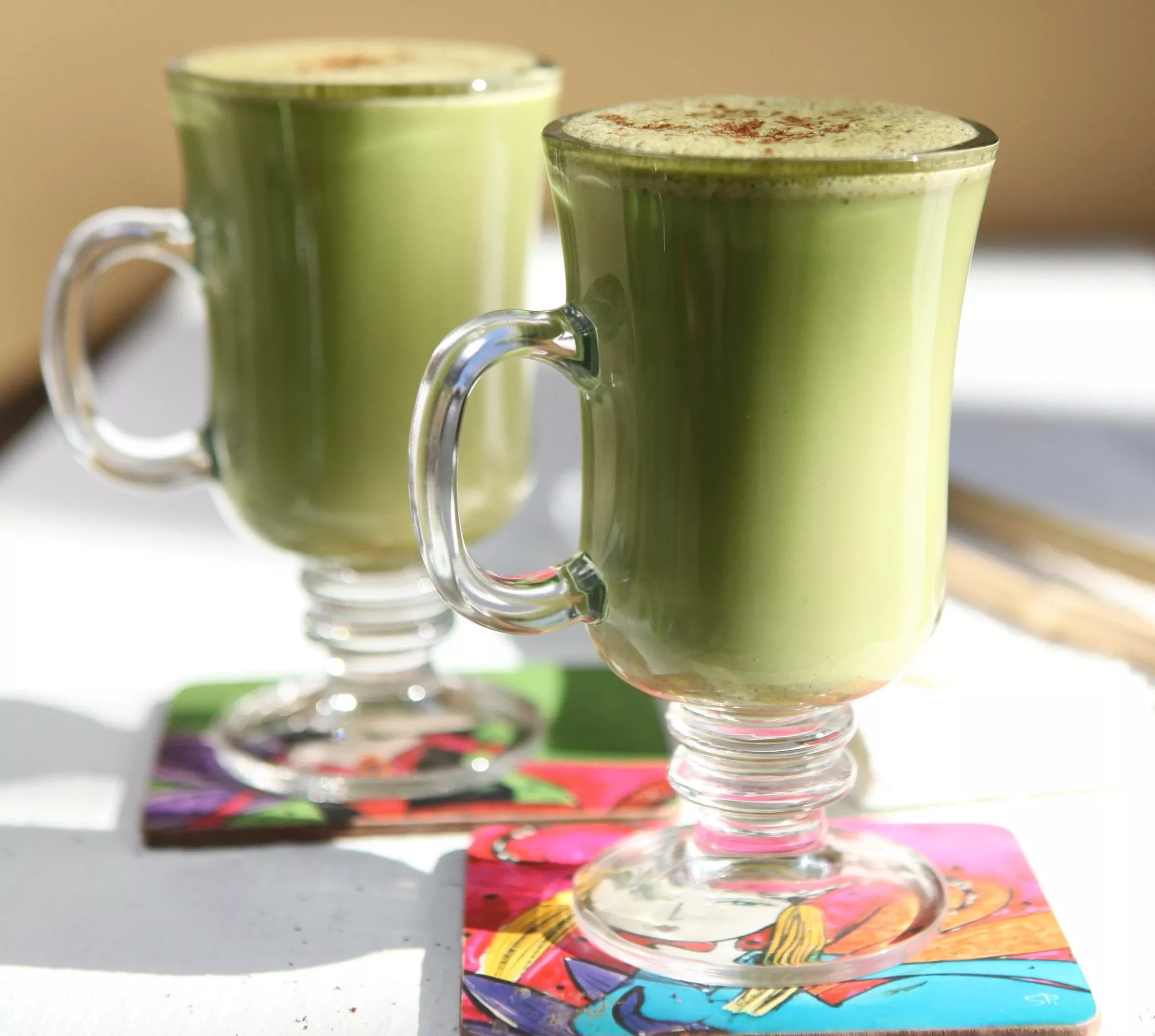 Кофе матча латте (matcha latte)