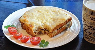 Крок месье (Croque Monsieur) - Французские горячие бутерброды в духовке